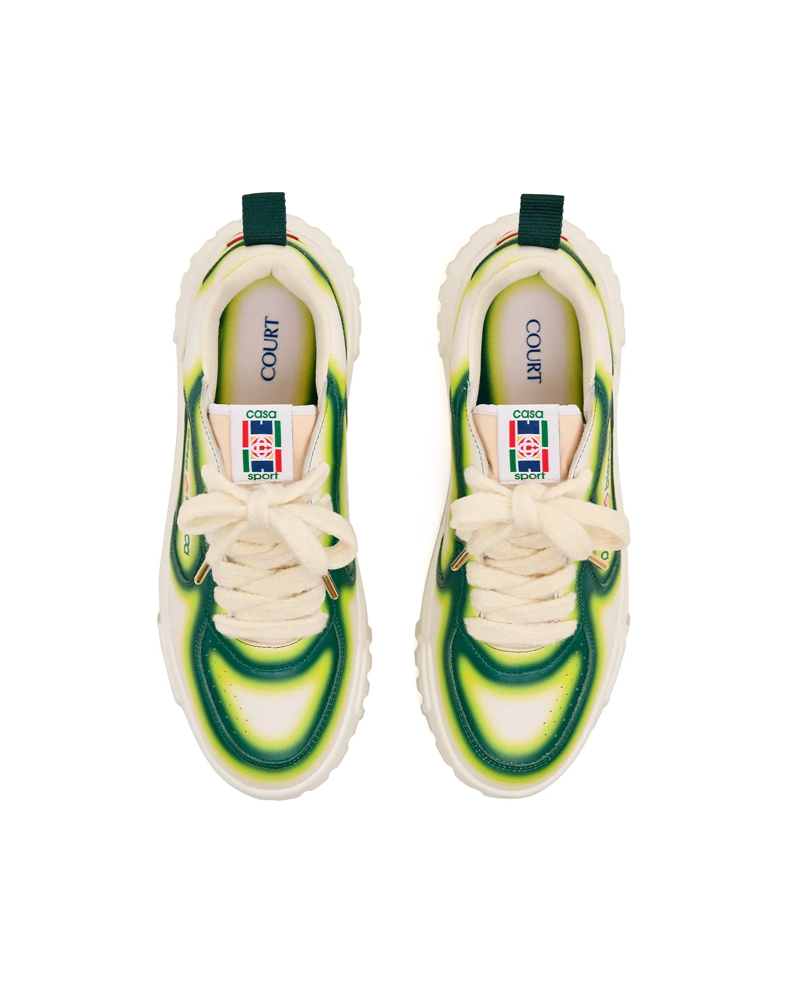 Women's Court Green Fade Sneaker