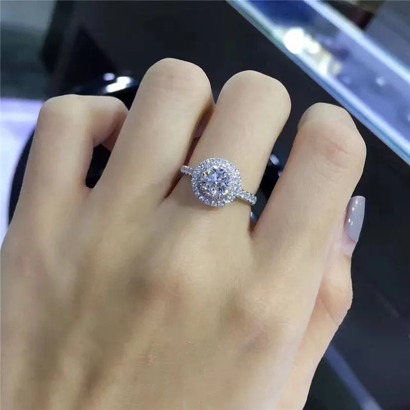 Women's S925 Silver Wedding Rings